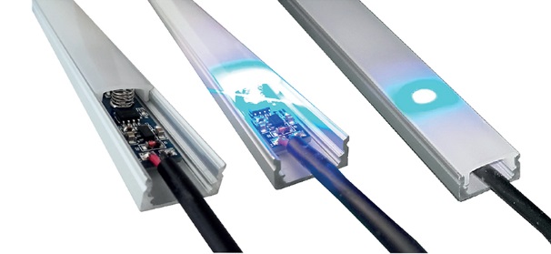 McLED dotykový stmívač LED pásku do hliníkových profilů s pamětí (ML-113.002.02.0)
