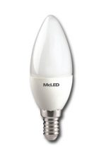 McLED LED žárovka 7W 230V E14 svíčka 4000K (ML-323.034.87.0)