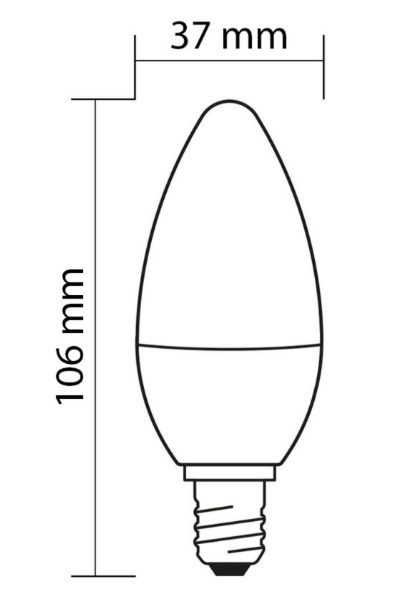 McLED LED žárovka 7W 230V E14 svíčka 4000K (ML-323.034.87.0)